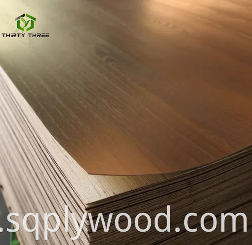 1.5mm Furniture Grade Melamine Faced Plywood Synchronized Recon Plywood for Furniture